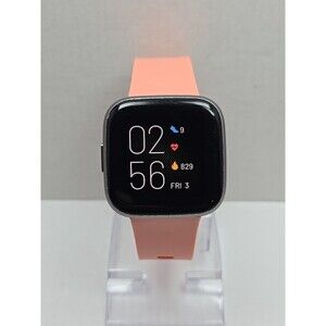 Fitbit Versa 2 Smartwatch Gray 40mm Alexa WR50M Always On Display W/ Charger